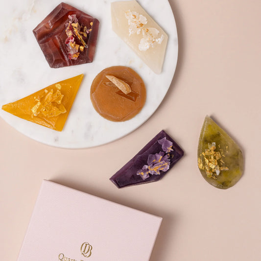 Collezione 6 cristalli commestibili da comporre