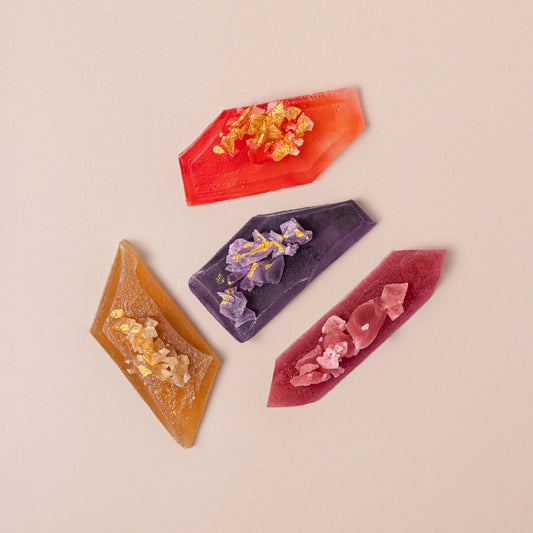 Collezione Sapphire - 4 cristalli commestibili