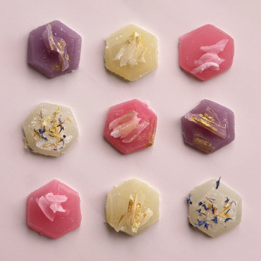 Écrin de 9 Cristaux Comestibles aux Fleurs