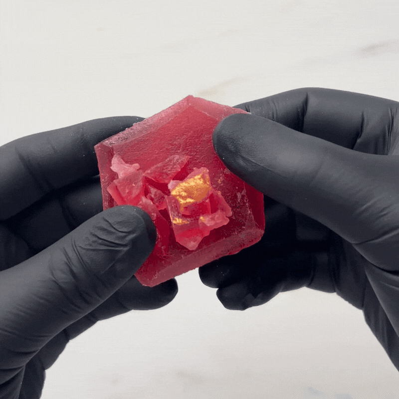 Cristal Comestible à la Framboise