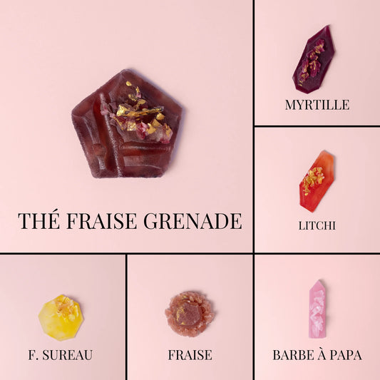 Collezione giada - 6 cristalli commestibili