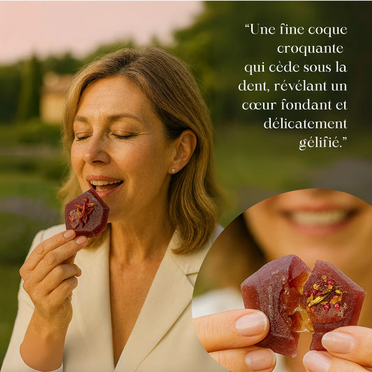 Raspberry eetbaar kristal