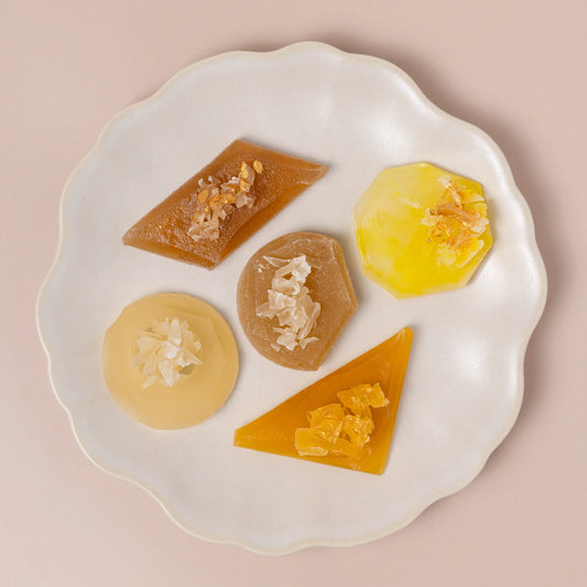 Collezione Citrina - 5 cristalli commestibili