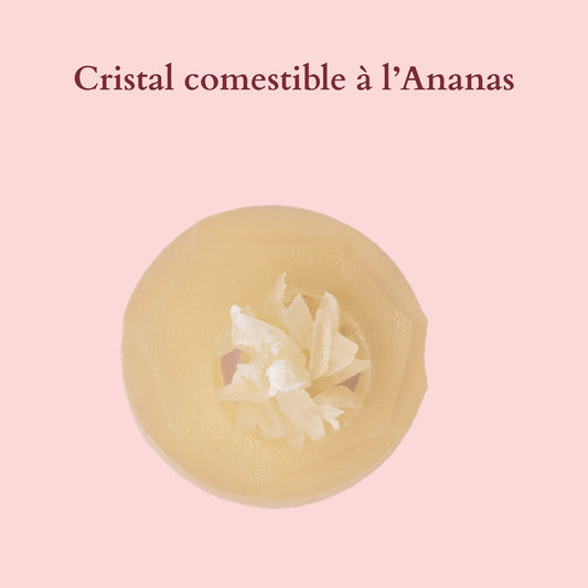 Edible pineapple crystal